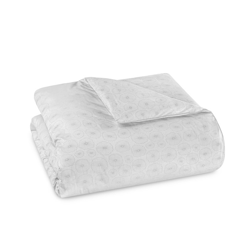 Duvet Cover Dandelion, Queen Duvet Cover, Cool Gray