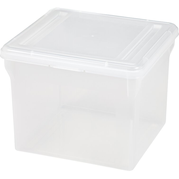 IRIS USA 32qt Letter & Legal Size Weather Tight Storage Container
