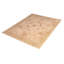 Hand-Knotted Distressed Floral Rug Beige Pink Classic Pattern-1028878086