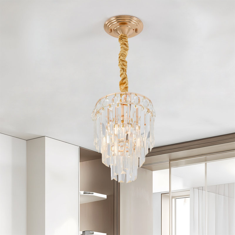 1 - Light Gold Chandelier Pendant