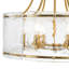 Lustre tambour en verre d'eau 6 lumières-165563376
