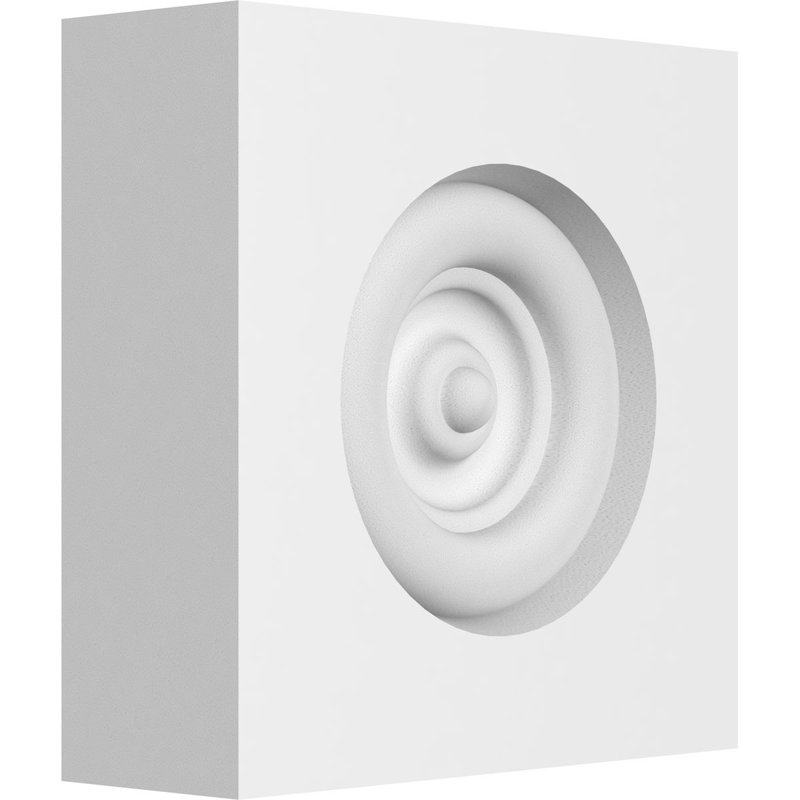 Rosette standard Sedgwick Bullseye avec bord carré (paquet de 2), H 3 po x l 3 po x P 1 po