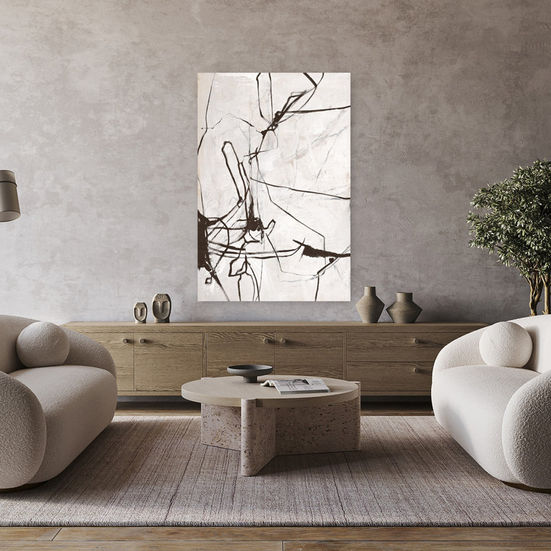 Art minimaliste création, H 48 po x l 32 po