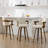Upholstered Swivel Counter & Bar Stool with Armrest (Set of 3)-1935729118-1924497553
