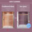 Porte de douche coulissante double sans cadre de 56 à 60 po x H 76 po avec verre transparent de 3/8 po (10 mm)-111607828