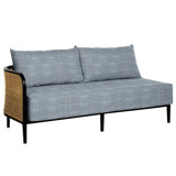 Havana 57" Wide Outdoor Loveseat with Cushions