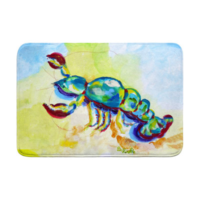 Tapis de bain coloré