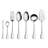 Symple Stuff Bernier Stainless Steel Flatware Set