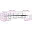 325cm Wide Patio Sectional