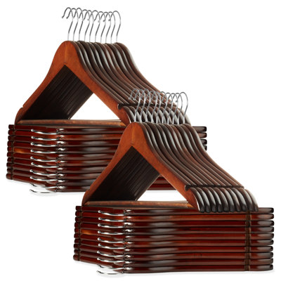  Lotus Wood Standard Suit Hangers