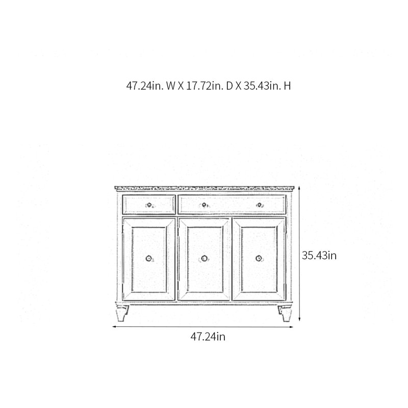 Minimalist Multifunctional Sideboard