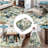 Modern Low Pile Washable Area Rug - Soft, Non-Slip, Collapsible Carpet - Mark Resistant, Easy Care Floor Mat for Living Room, Bedroom, Nursery - Pet & Child Friendly - Blue Grey Abstract Design-1381283541