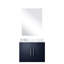 Meuble-lavabo bleu marine avec comptoir en marbre Miroir, rangement spacieux, meuble-lavabo 24 P 22 po, comptoir, fabrication fiable-506721253