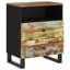 Opalo 50cm W Metal Bedside Table