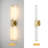 2-Light Natural Spanish Marble Wall Mounted Sconce With Alabaster Shade(Set Of 2)-1700502156