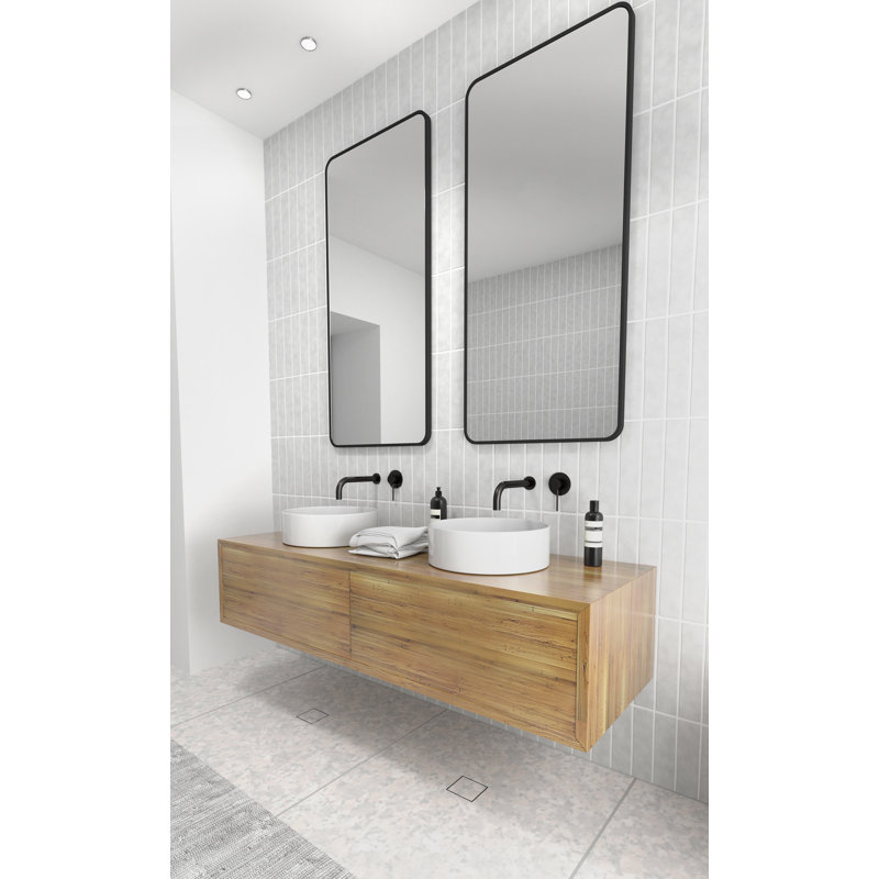 Trinity Metal Mirror, Black