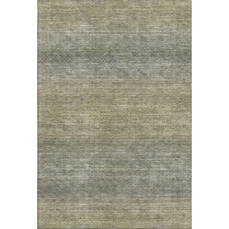 Premium Machine Washable Ariel Geometric Rug, Rectangle 9' x 12'