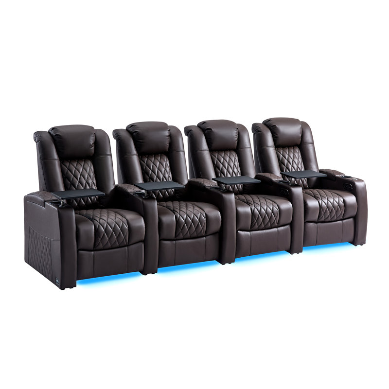 Fauteuil de cinéma inclinable Power Zero Gravity, Brun