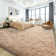 Shag Area Rugs for Living Room, Soft Fluffy Rugs for Bedroom, Nursery, Kids Room Home Decor, Camel