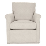 Gwynn Cotton Swivel Armchair