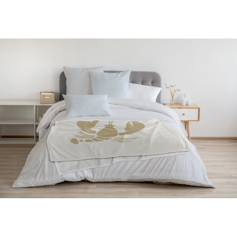 Jeté polaire Nautical Nights, L 50 po x L 60 po, Blanc, 1.85