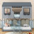 Kids Twin Over Twin Bunk Bed with Guardrails-70507710
