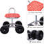 Adjustable Height Rolling Garden Seat