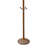 73" Tall Chrome And Wood Coat Rack-404454862
