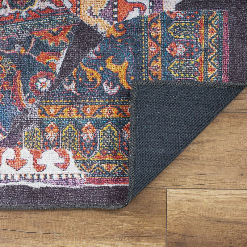 Premium 100% Polyester Area Rug, 6.9 x 10.2 ft | 1850 g/m², 0.2 in Pile Height | Recycled Poly Cotton Underside | Machine Washable at 30°C | Soft, Durable, Eco-Friendly Design for Modern Living Spaces