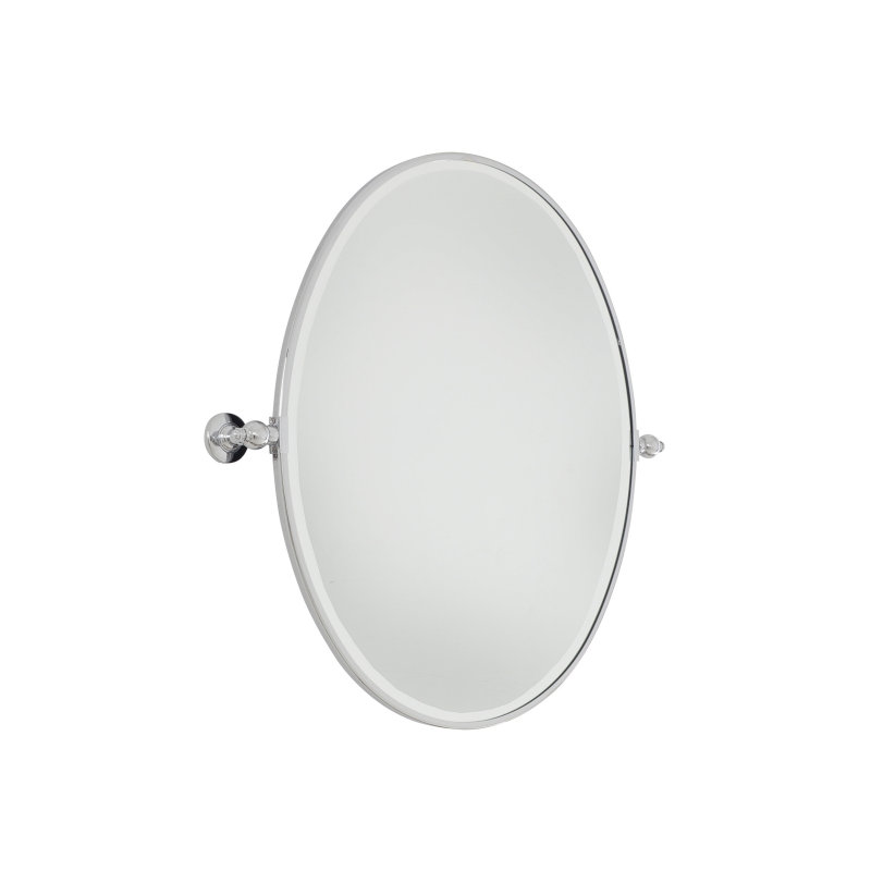 Alcott Hill Baber With Excavation Glass Mirror, Polished
