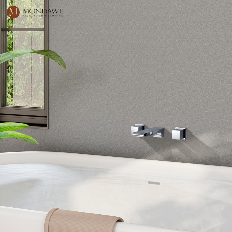 Widespread 2-handle Bathroom Faucet, Chrome
