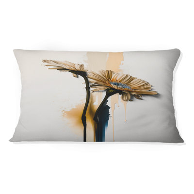 Coussin décoratif imprimé Gerbera