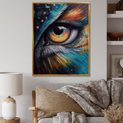 Blue Spirital Owl Eye - Imprimé