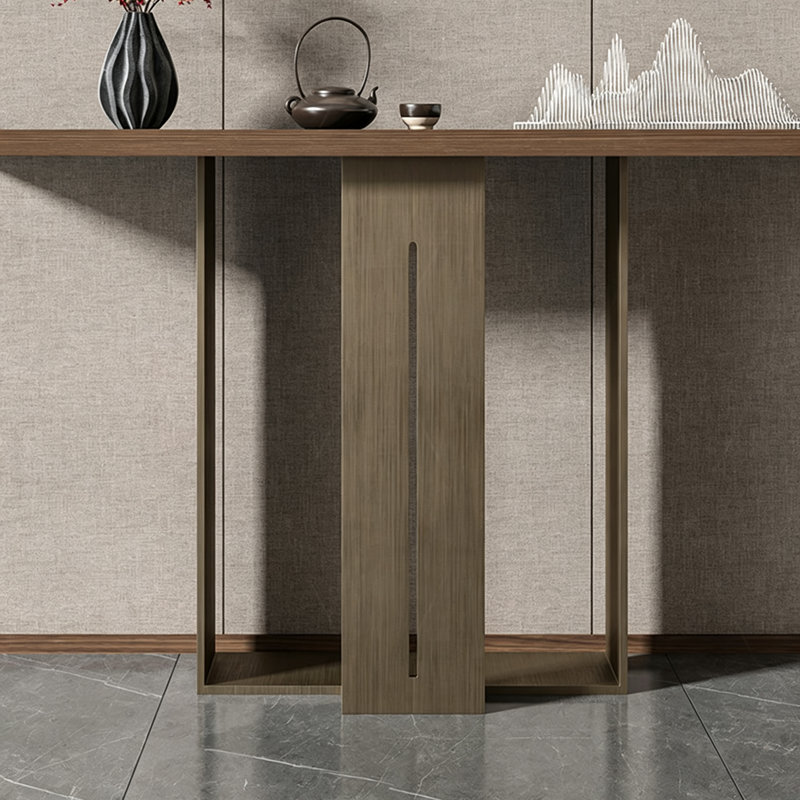 Console New-Chinese Style, H 33,5 po x l 39,4 po x P 13,8 po