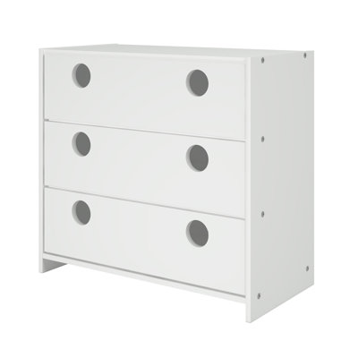 Commode anglaise 3 tiroirs Konni