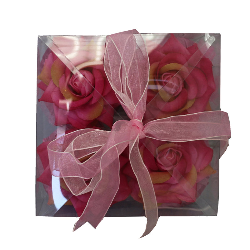 Ensemble de fleurs en sachet de roses 4 pièces