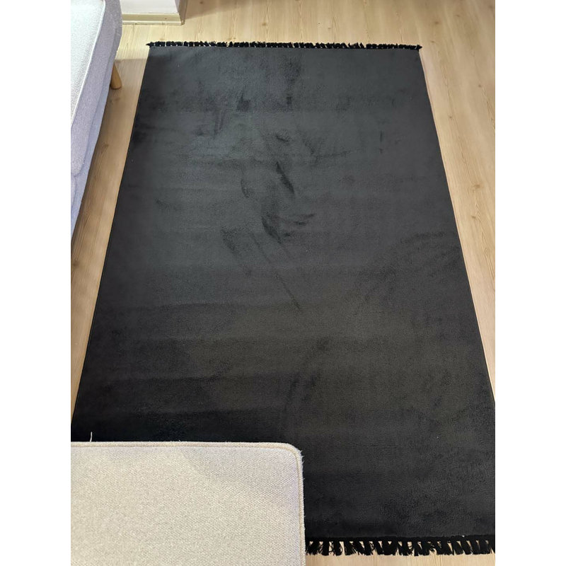 Tapis avec envers antidérapant Tivan, Tapis de couloir 2 pi 7 po x 6 pi 7 po