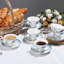 DNGJU 30.4oz. Floral Teapot Set