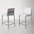 Misa Upholstered Counter Stool with Metal Frame-576239164-576239163