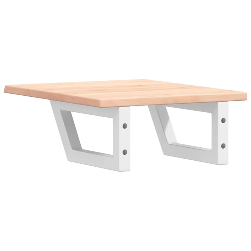 Bracket Shelf, Brown/White, 2cm H x 40cm W x 50cm D