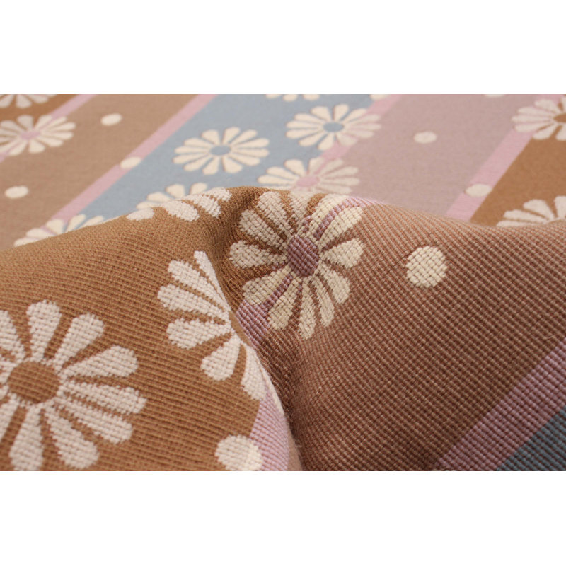Tapis rectangulaire en coton 4 pi 4 po x 6 pi 8 po Anary