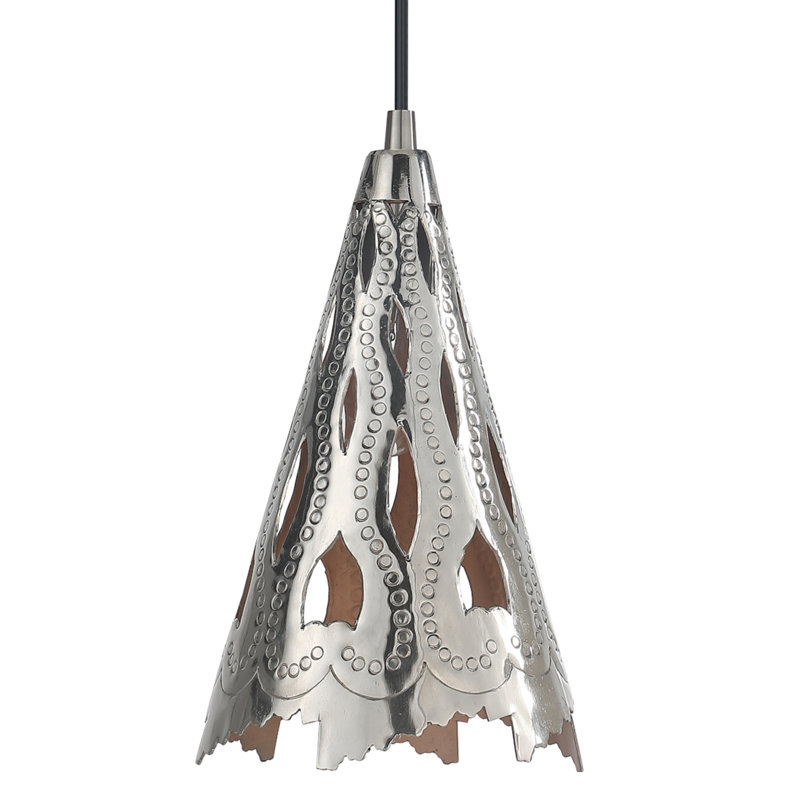 Luminaire suspendu conique 1 lumière