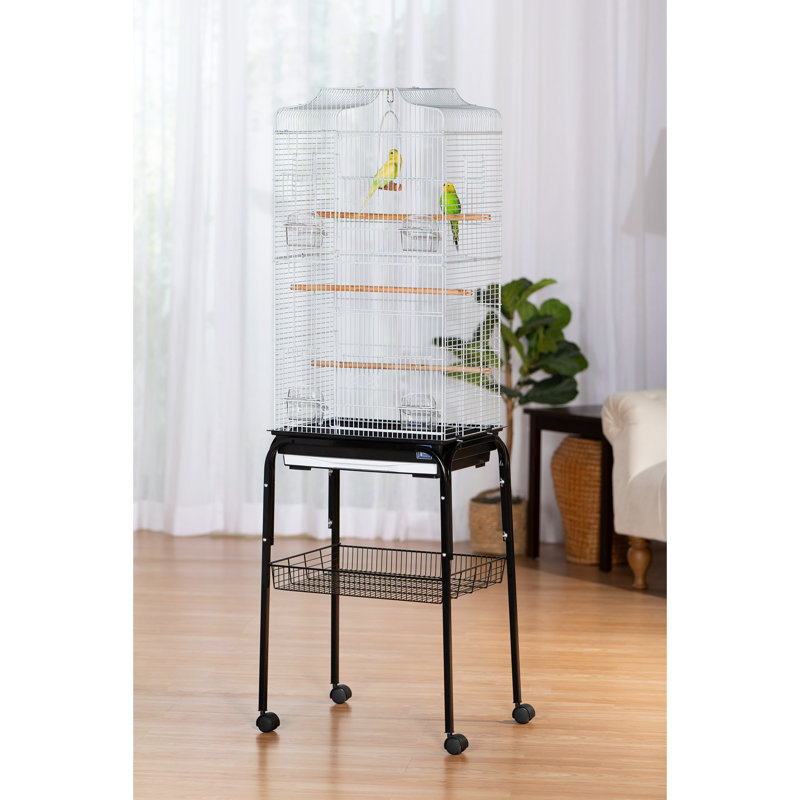 Ensemble de cage et support pour oiseaux Budgie