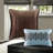 Reversible Cotton Fill Bedding Sets King Blue Jacquard Home Comfort