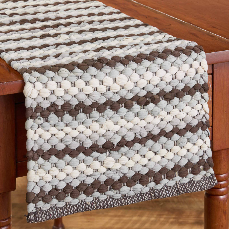 Hayfield Chindi Table Runner 13", 36" L x 13" W, Brown