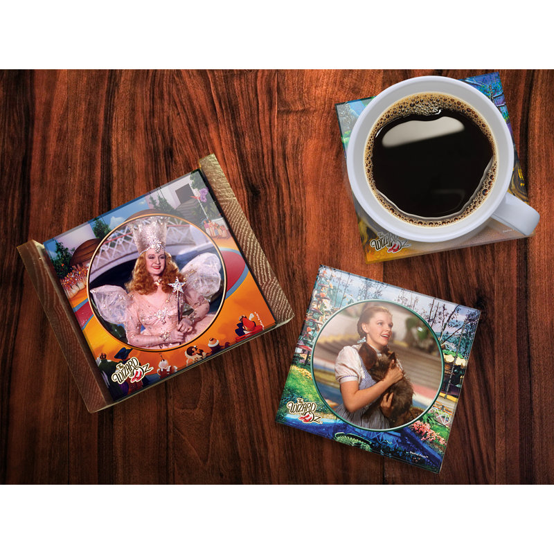 Wizard of Oz Glass Coaster Set