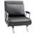 HOMCOM Single Person Folding 5 Position Convertible Sofa Bed Sleeper Chair Chaise Lounge Couch W/Pillow & Steel Frame
