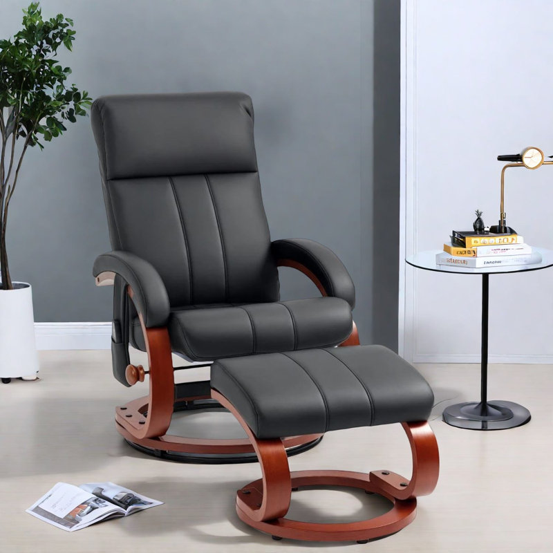 Modern Vibration Recliners, Pu Leather And Steel, Home Or Office