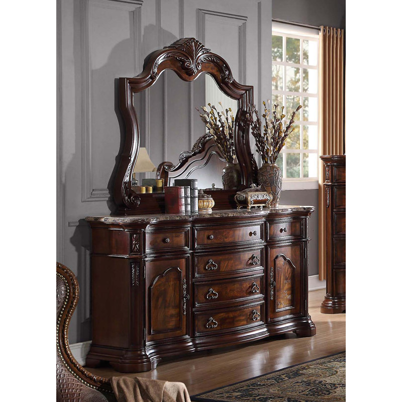 Commode combinée à six tiroirs Fletcher