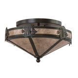 Rustic Lodge 2 - Light Flush Mount